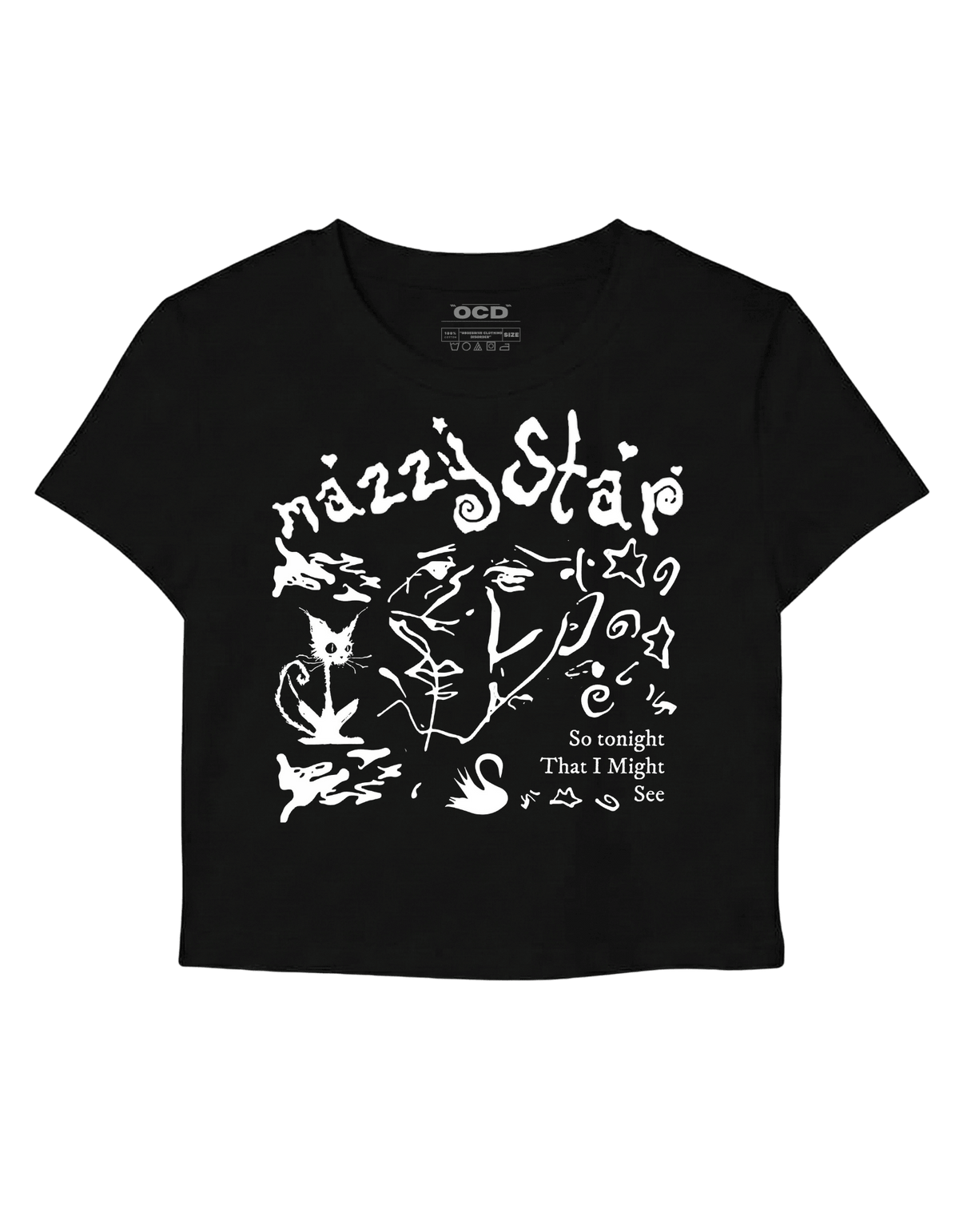 Mazzy star baby tee - OCD