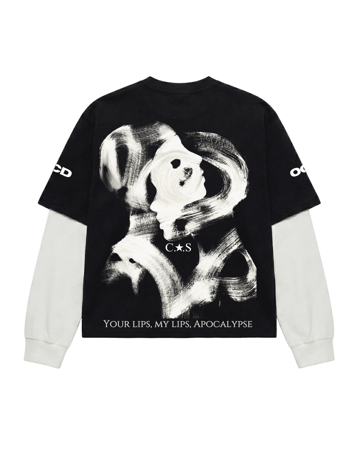 Cigarette after sex attached sleeves tee - OCD