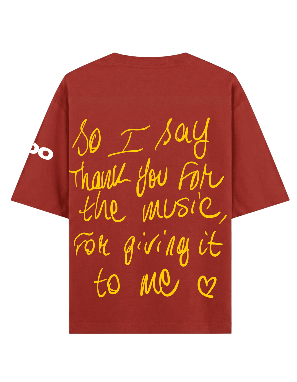 ABBA oversize tee - OCD