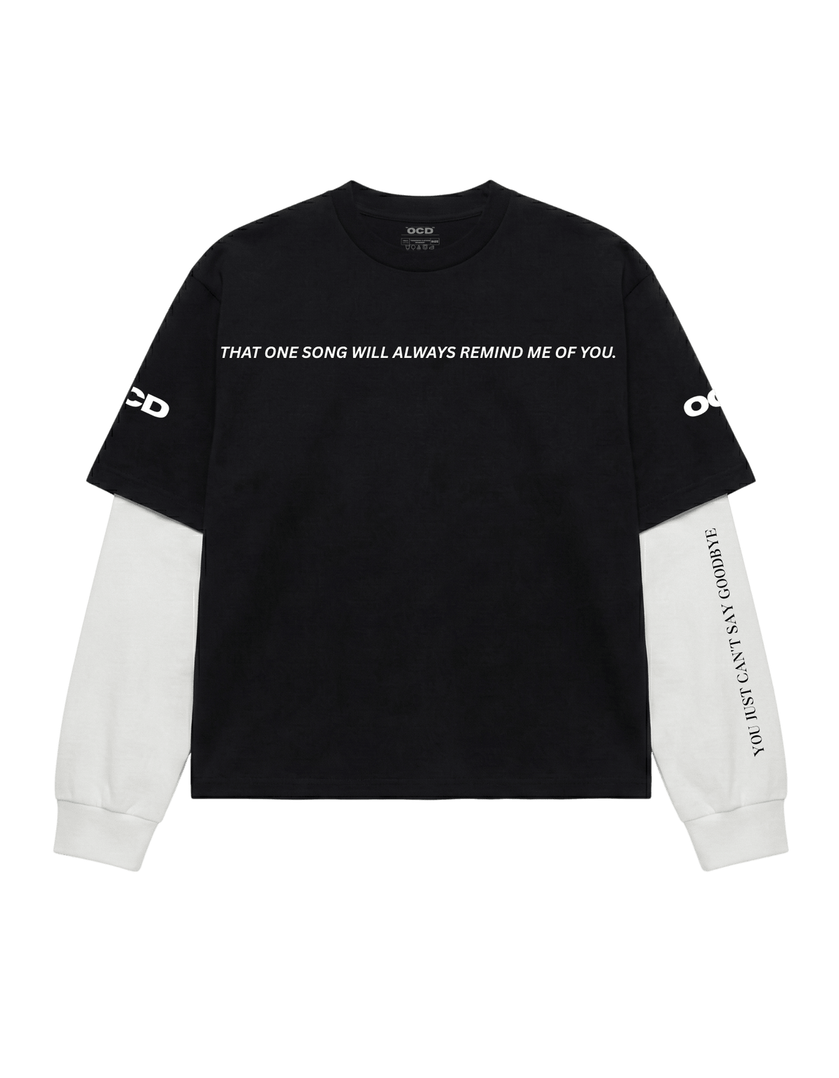 Cigarette after sex attached sleeves tee - OCD