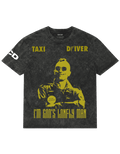 Taxi driver acid washed tee - OCD